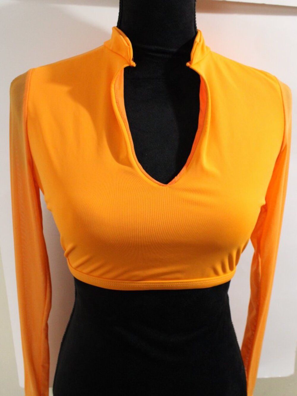Icon Swim Shirt, Orange with Back out, Size Large